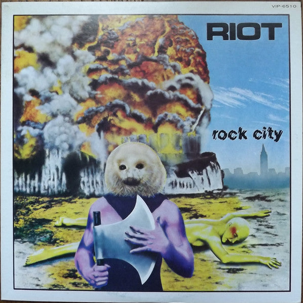 Riot (4) - Rock City (Vinyl, LP, Album, Stereo) Near Mint (NM or M-) / Near Mint (NM or M-)