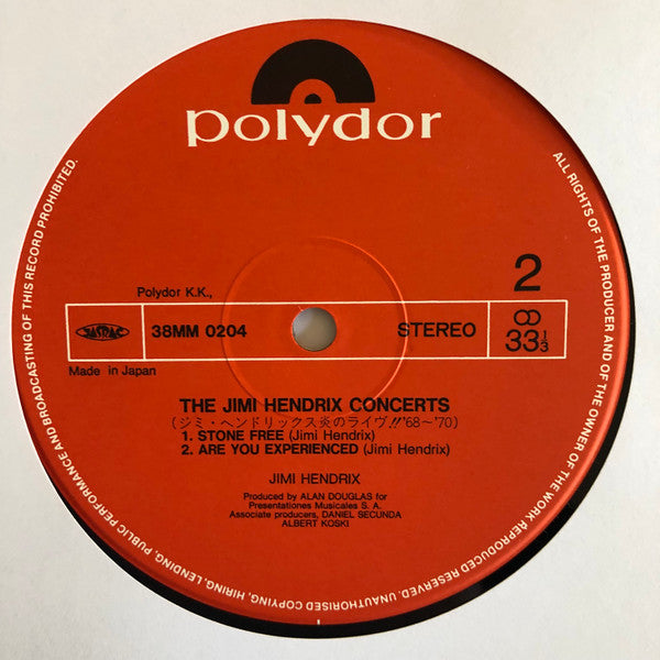 Jimi Hendrix - The Jimi Hendrix Concerts (Vinyl, LP, Compilation)