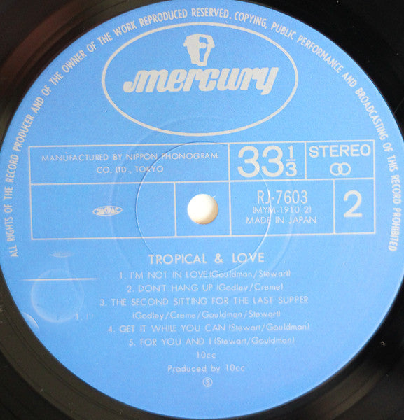 10cc - Tropical & Love (Vinyl, LP, Compilation)