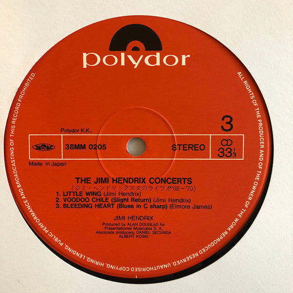 Jimi Hendrix - The Jimi Hendrix Concerts (Vinyl, LP, Compilation)