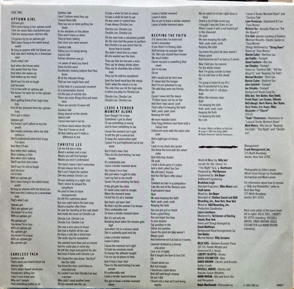 Billy Joel - An Innocent Man (Vinyl, LP, Album, Stereo) Very Good (VG) / Good Plus (G+)