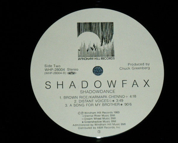 Shadowfax - Shadowdance (Vinyl, LP, Album) Very Good Plus (VG+) / Very Good (VG)