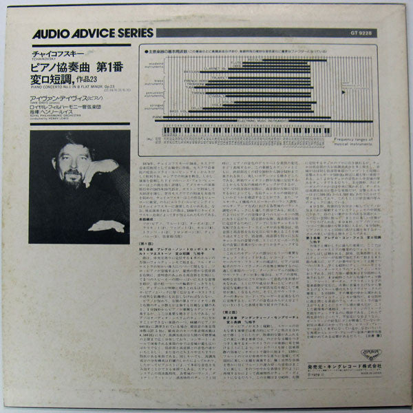 Pyotr Ilyich Tchaikovsky - Piano Concerto No. 1 In B Flat Minor (Vinyl, LP) Very Good Plus (VG+) / Very Good (VG)