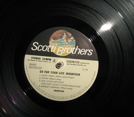 Mountain - Go For Your Life (Vinyl, LP, Album, Promo, Stereo) Very Good Plus (VG+) / Very Good (VG)