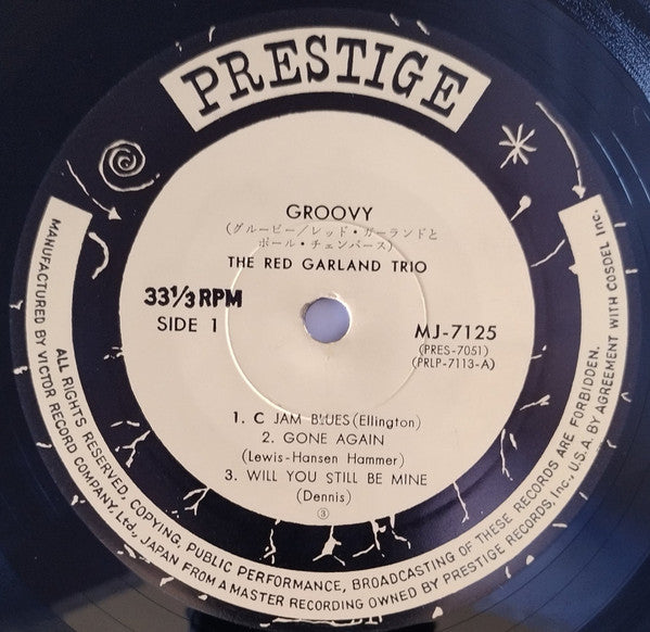 The Red Garland Trio - Groovy (Vinyl, LP, Album, Reissue, Mono)