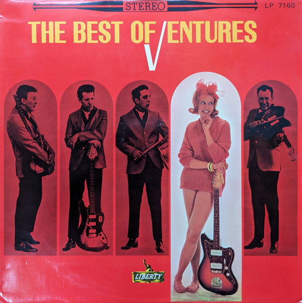 The Ventures - The Best Of Ventures = ベスト・オブ・ヴェンチャーズ (Vinyl, LP, Compilation, Stereo) Very Good (VG) / Very Good Plus (VG+)