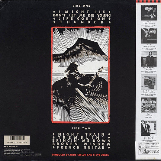 Andy Taylor - Thunder (Vinyl, LP, Album) Very Good Plus (VG+) / Very Good (VG)