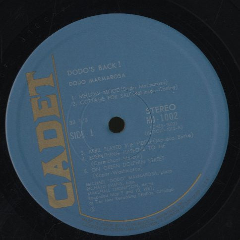 Dodo Marmarosa - Dodo's Back (Vinyl, LP, Album, Reissue, Stereo)