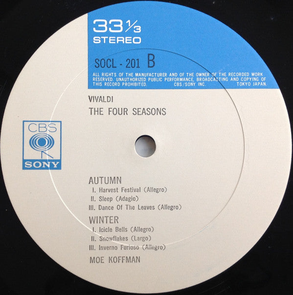 Moe Koffman - The Four Seasons (Vinyl, LP, Album) Very Good Plus (VG+) / Good Plus (G+)