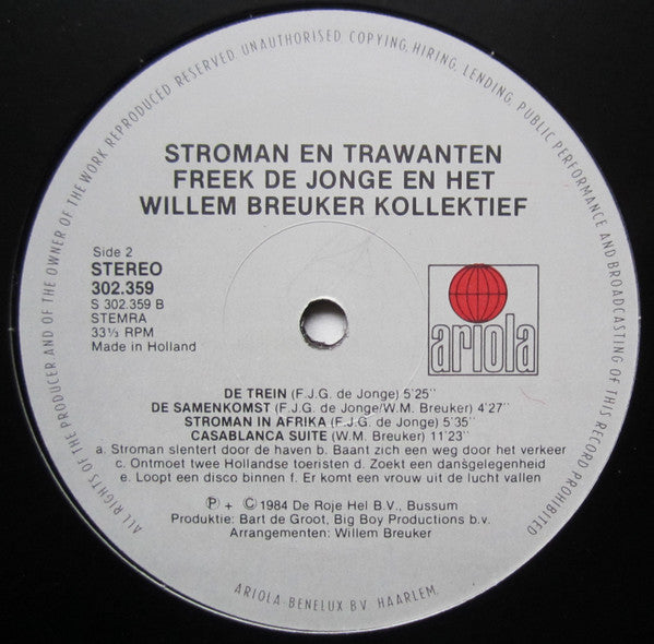 Freek de Jonge - Stroman & Trawanten (2xVinyl, LP, Album) Very Good Plus (VG+) / Very Good Plus (VG+)