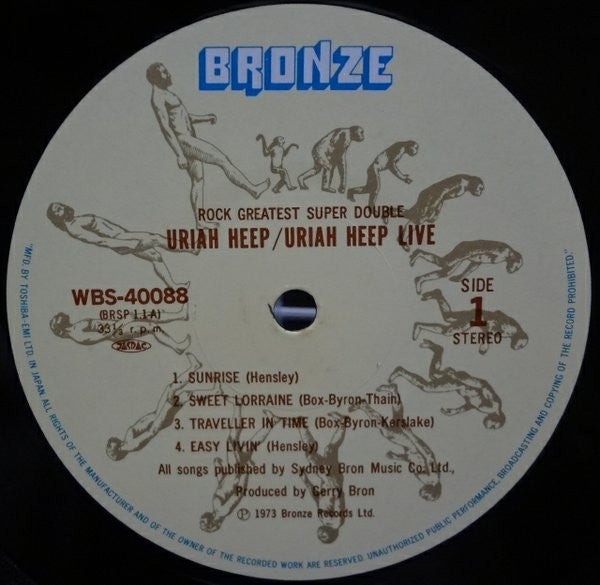 Uriah Heep - Uriah Heep Live (2xVinyl, LP, Album, Reissue) Very Good (VG) / Very Good (VG)