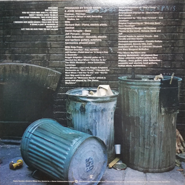 John Sebastian - Welcome Back (Vinyl, LP, Album, Stereo)