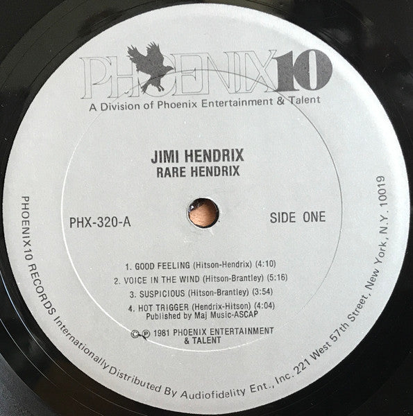 Jimi Hendrix - Rare Hendrix (Vinyl, LP, Album, Stereo) Very Good (VG) / Very Good Plus (VG+)