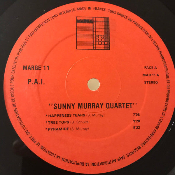 Sunny Murray Quintet - Aigu-Grave (Vinyl, LP, Album) Near Mint (NM or M-) / Very Good Plus (VG+)
