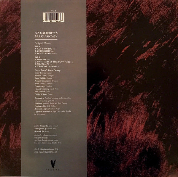 Lester Bowie's Brass Fantasy - Twilight Dreams (Vinyl, LP, Album, Stereo) Very Good Plus (VG+) / Very Good (VG)