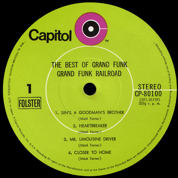 Grand Funk Railroad - The Best Of Grand Funk (Vinyl, LP, Compilatio...
