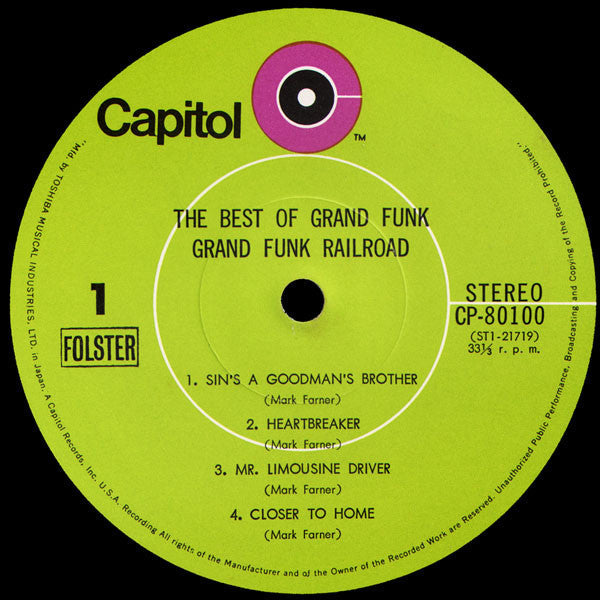 Grand Funk Railroad - The Best Of Grand Funk (Vinyl, LP, Compilatio...