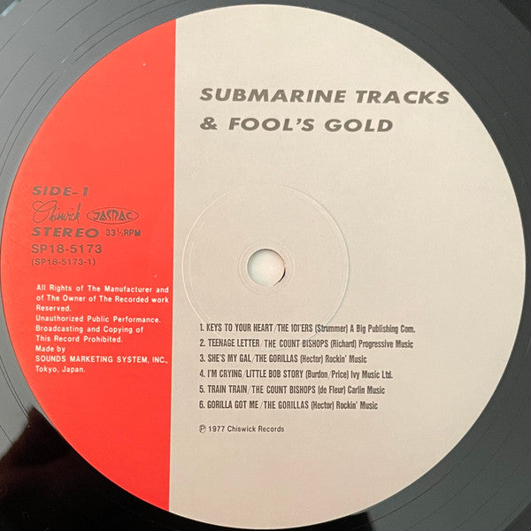 Various - Submarine Tracks & Fool's Gold (Chiswick Chartbusters Volume One) (Vinyl, LP, Compilation, Reissue) Near Mint (NM or M-) / Very Good Plus (VG+)