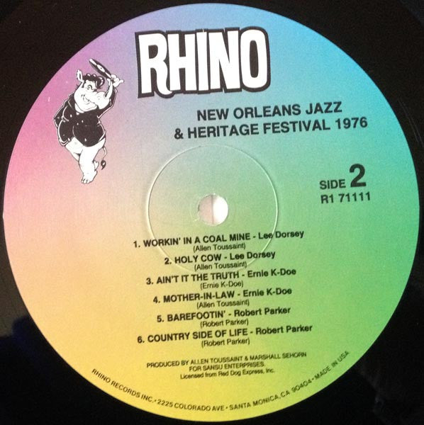 Various - New Orleans Jazz And Heritage Festival 1976 (2xVinyl, LP, Album, Reissue, Remastered) Good Plus (G+) / Good Plus (G+)