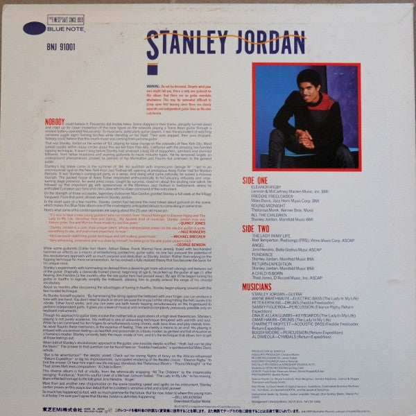 Stanley Jordan - Magic Touch (Vinyl, LP, Album, Stereo)