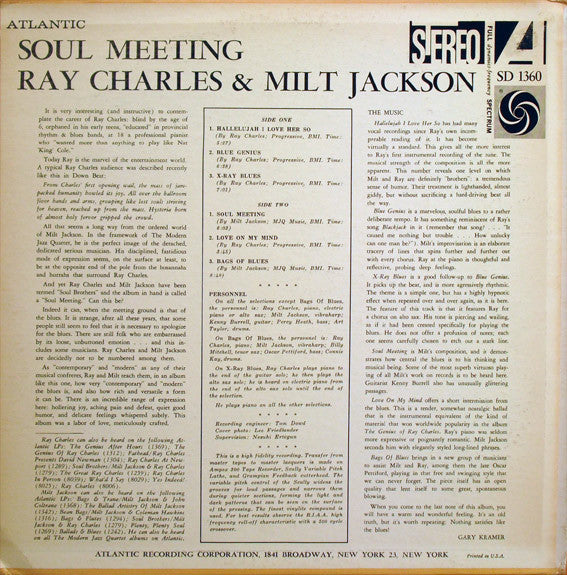 Ray Charles - Soul Meeting (Vinyl, LP, Album, Reissue, Stereo) Good Plus (G+) / Good Plus (G+)