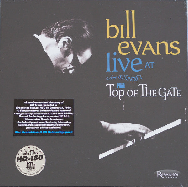 Bill Evans - Live At Art D'Lugoff's Top Of The Gate (3xVinyl, Box Set, 12", 45 RPM, Album, Limited Edition, Numbered) Very Good (VG) / Very Good Plus (VG+)