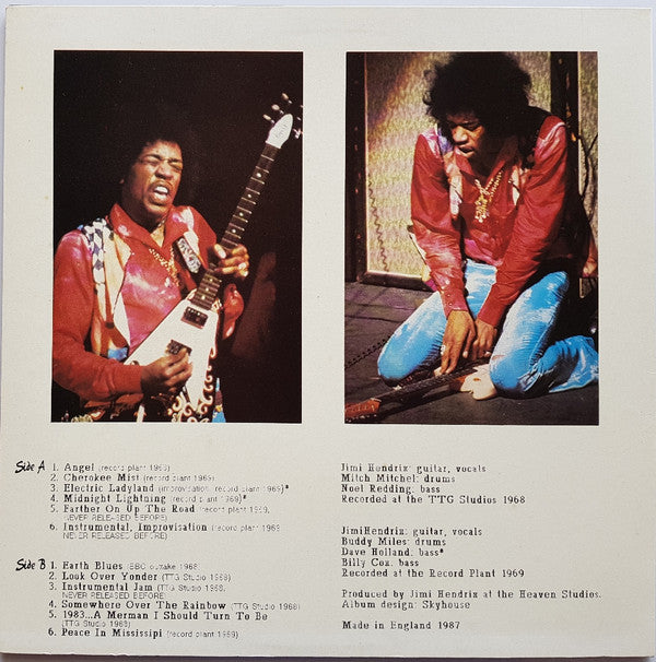 Jimi Hendrix - First Rays Of The Rising Sun (Vinyl, Unofficial Release, LP) Very Good (VG) / Very Good Plus (VG+)