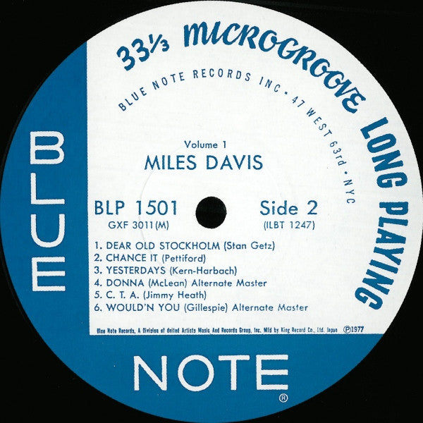 Miles Davis - Volume 1 = 第1集 (Vinyl, LP, Compilation, Limited Editi...