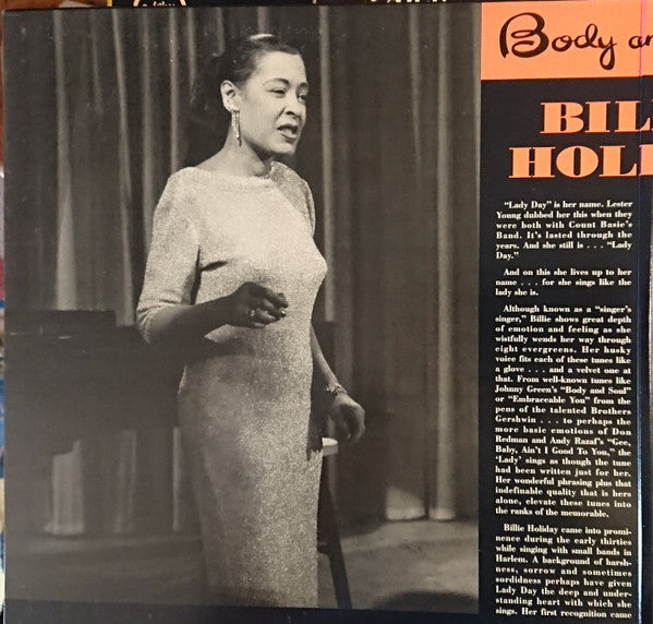 Billie Holiday - Body And Soul (Vinyl, LP, Limited Edition, Numbered, Reissue, Remastered, Mono) Mint (M) / Mint (M)