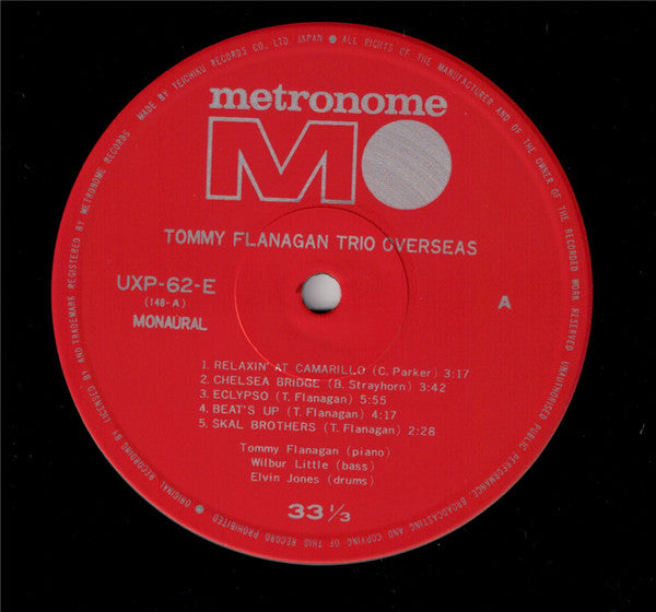 Tommy Flanagan Trio - Overseas (Vinyl, LP, Album, Reissue, Mono)