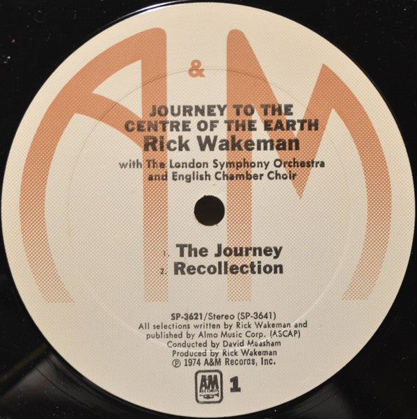 Rick Wakeman - Journey To The Centre Of The Earth (Vinyl, LP, Album, Club Edition) Very Good (VG) / Very Good (VG)