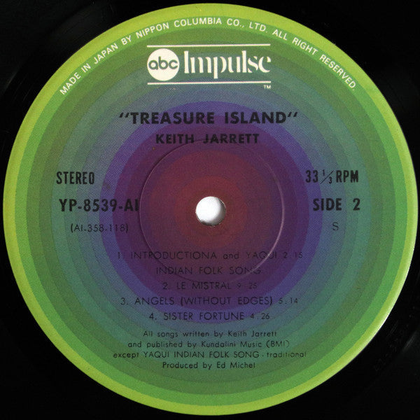 Keith Jarrett - Treasure Island (Vinyl, LP, Album, Reissue, Stereo)