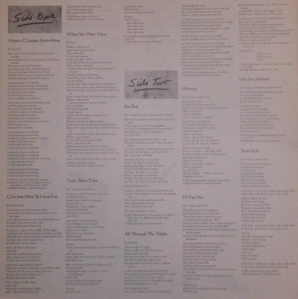 Cyndi Lauper - She's So Unusual (Vinyl, LP, Album, Picture Disc)