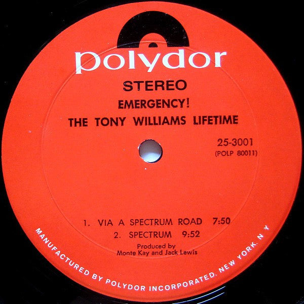 The Tony Williams Lifetime - Emergency! (2xVinyl, LP, Album) Very Good (VG) / Very Good (VG)