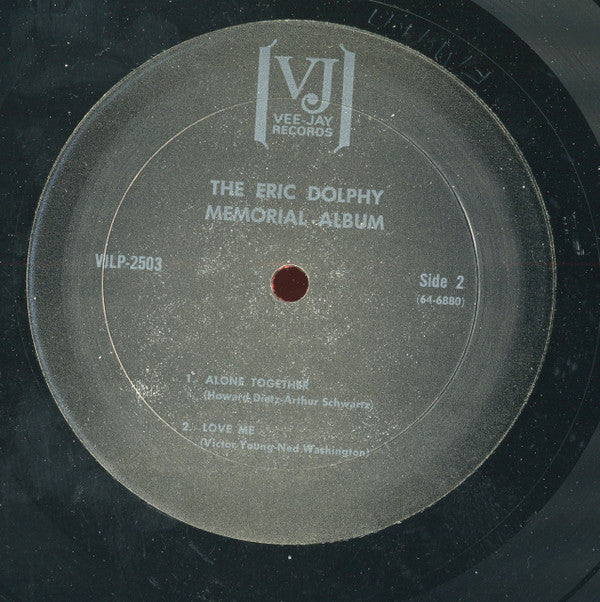 Eric Dolphy - The Eric Dolphy Memorial Album (Vinyl, LP, Album, Reissue, Mono) Good Plus (G+) / Very Good (VG)