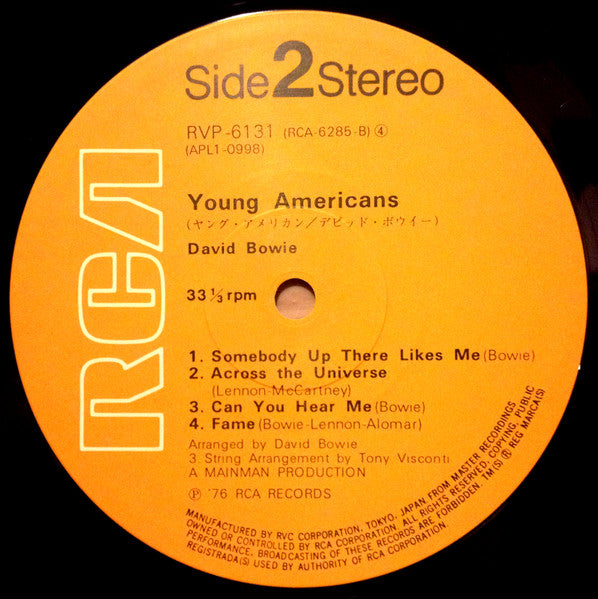 David Bowie - Young Americans (Vinyl, LP, Album, Reissue)