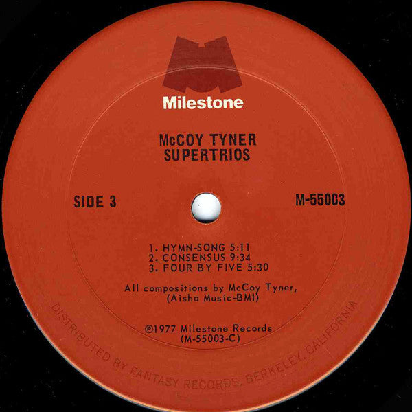 McCoy Tyner - Supertrios (2xVinyl, LP, Album, Stereo) Very Good Plus (VG+) / Very Good Plus (VG+)