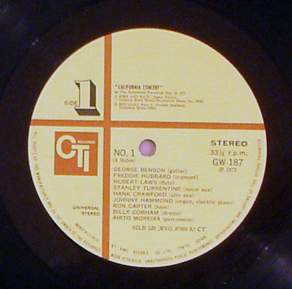Various - California Concert - The Hollywood Palladium (2xVinyl, LP, Album) Very Good Plus (VG+) / Very Good (VG)