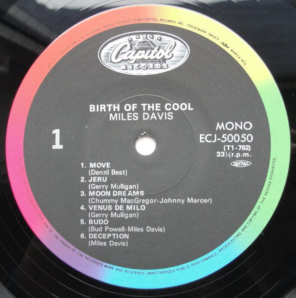 Miles Davis - Birth Of The Cool (Vinyl, LP, Album, Compilation, Rei...
