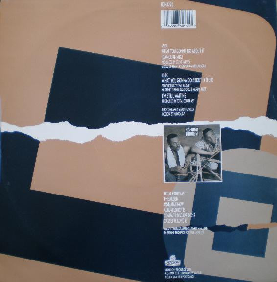 Total Contrast - What You Gonna Do About It (Vinyl, 12", 45 RPM, Stereo) Very Good Plus (VG+) / Very Good (VG)