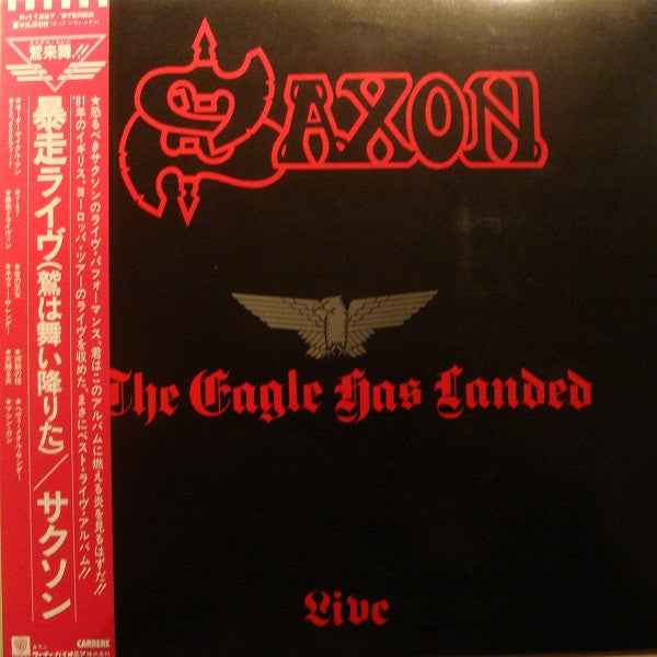 Saxon - The Eagle Has Landed (Live) (Vinyl, LP, Album, Stereo) Very Good Plus (VG+) / Very Good Plus (VG+)