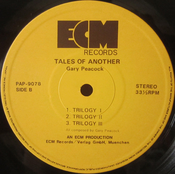 Gary Peacock - Tales Of Another (Vinyl, LP, Album)