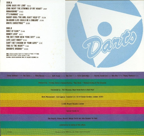 Darts - Doo-Wop Darts (Vinyl, LP, Compilation) Good Plus (G+) / Very Good Plus (VG+)