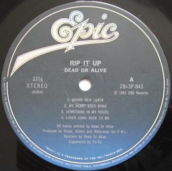 Dead Or Alive - Rip It Up (Vinyl, LP, Album, Compilation, Mixed, Special Edition) Near Mint (NM or M-) / Near Mint (NM or M-)