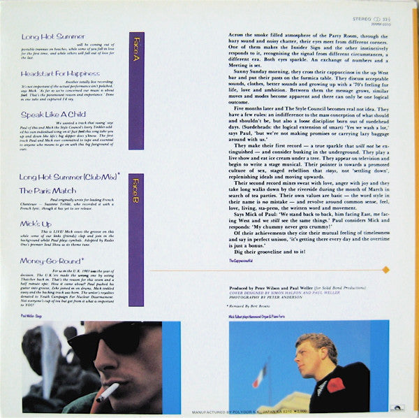 The Style Council - Introducing: The Style Council (Vinyl, LP, Mini-Album) Very Good Plus (VG+) / Very Good Plus (VG+)