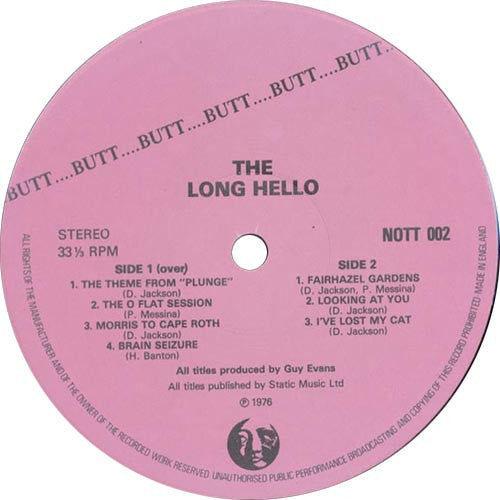 The Long Hello - The Long Hello (Vinyl, LP, Album, Reissue) Good Plus (G+) / Good Plus (G+)