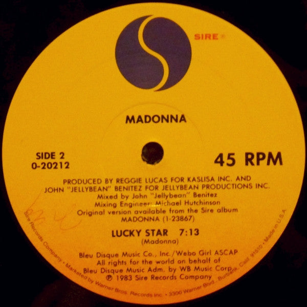 Madonna - Borderline (Vinyl, 12", Maxi-Single, 45 RPM) Very Good (VG) / Very Good Plus (VG+)