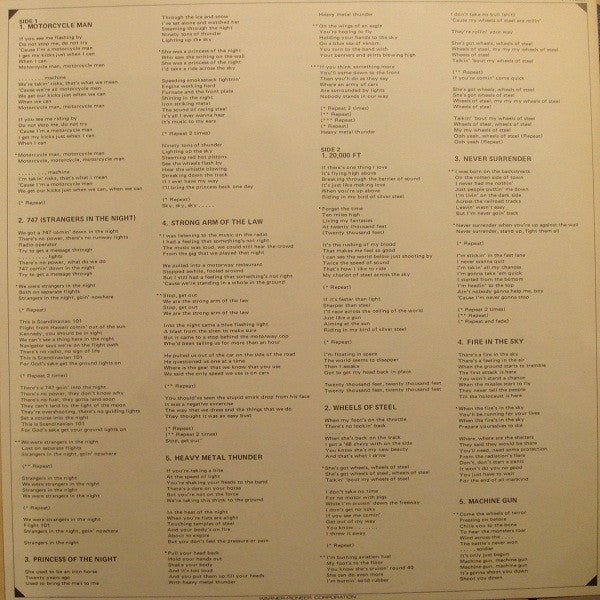 Saxon - The Eagle Has Landed (Live) (Vinyl, LP, Album, Stereo) Very Good Plus (VG+) / Very Good Plus (VG+)