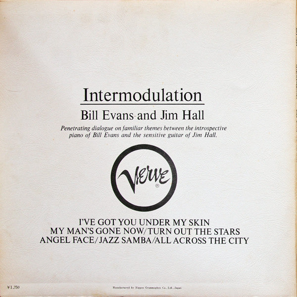 Bill Evans - Intermodulation (Vinyl, LP, Album, Stereo) Very Good Plus (VG+) / Good (G)