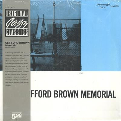 Clifford Brown - Memorial (Vinyl, LP, Compilation, Reissue, Remastered, Mono) Very Good Plus (VG+) / Very Good Plus (VG+)